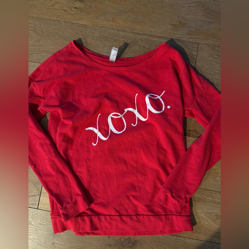 Next Level Apparel Red Women's Top